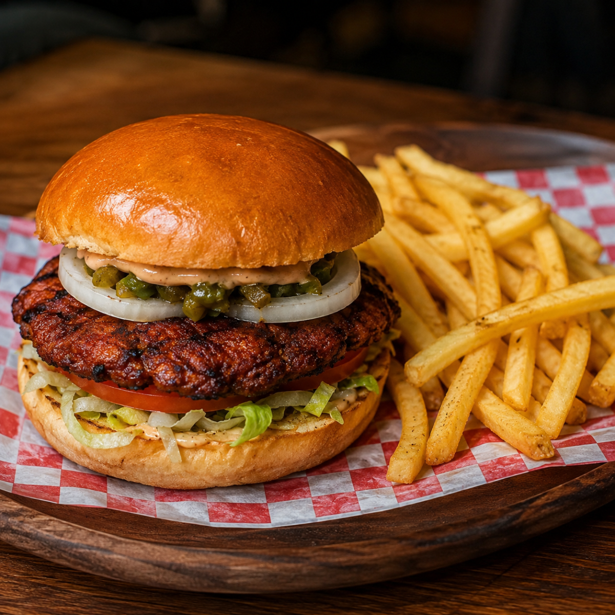 Hamburguesa Tradicional Chorizo